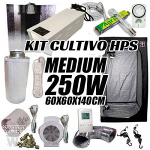 KIT 60x60 CULTIVO INTERIOR 250W (MEDIUM)-20
