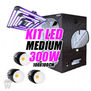 KIT LED CULTIVO MEDIUM 300W (ARMARIO 100X100X200) 