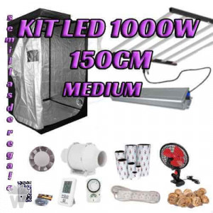KIT LED CULTIVO BASIC TGL 220 X2 440W (ARMARIO 100X100X200) 
