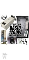 KIT CULTIVO INTERIOR BASIC 1200W ARMARIO 240X120X200CM
