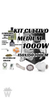 KIT CULTIVO INTERIOR MEDIUM 1000W ARMARIO 150x150x200CM